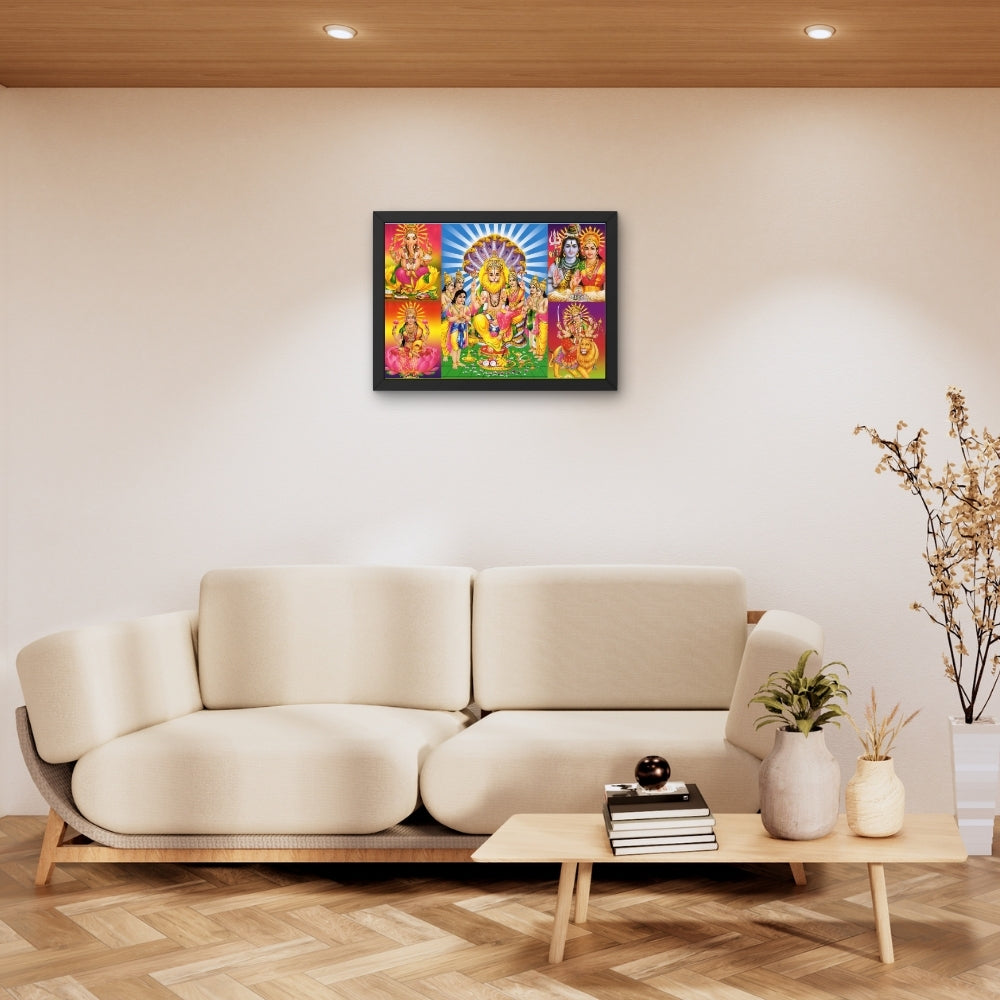Lord Laxminarsimha swamy wall art- God NARASIMHA SWAMY PHOTO FRAME