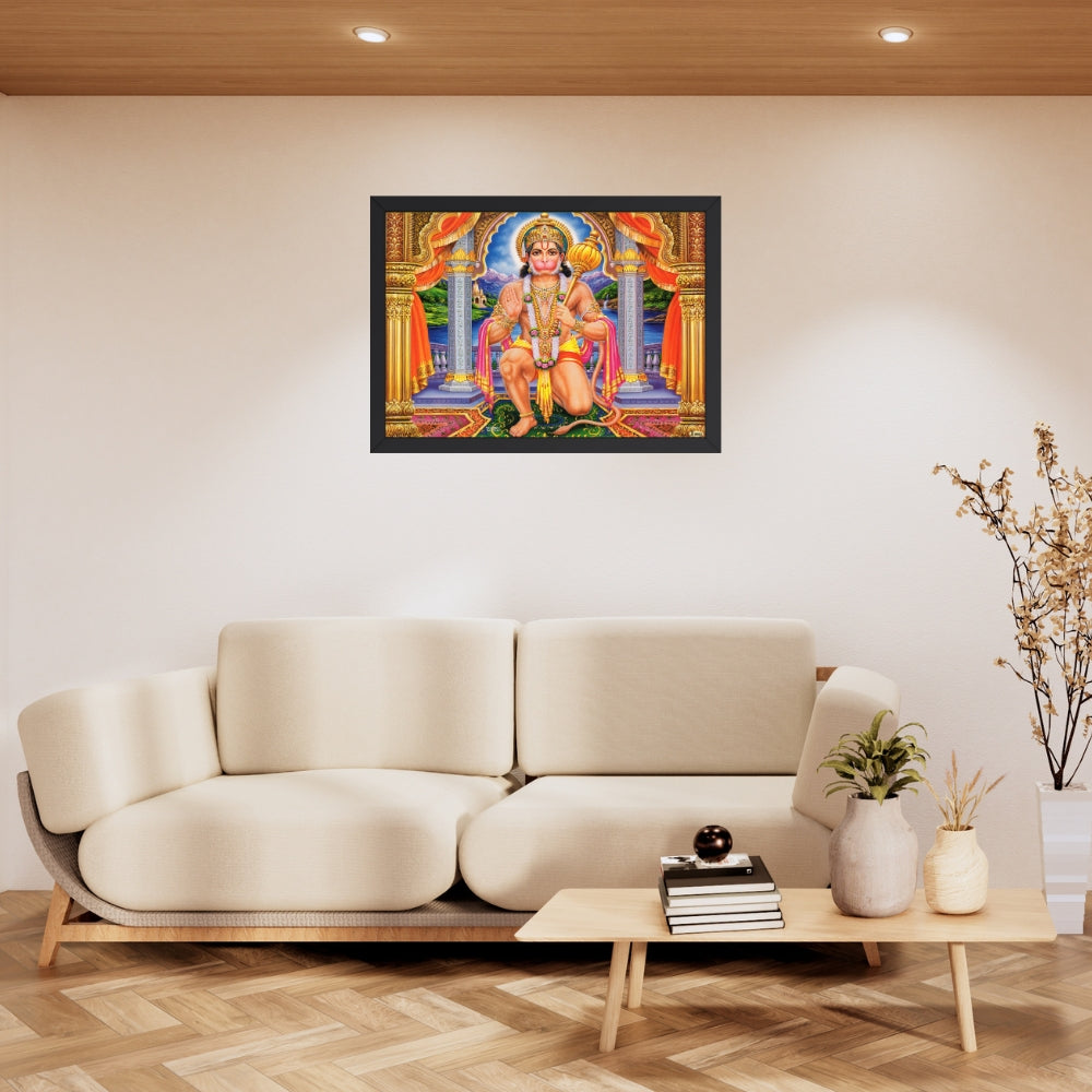 Lord Hanuman wall art - God Hanuman photo frame