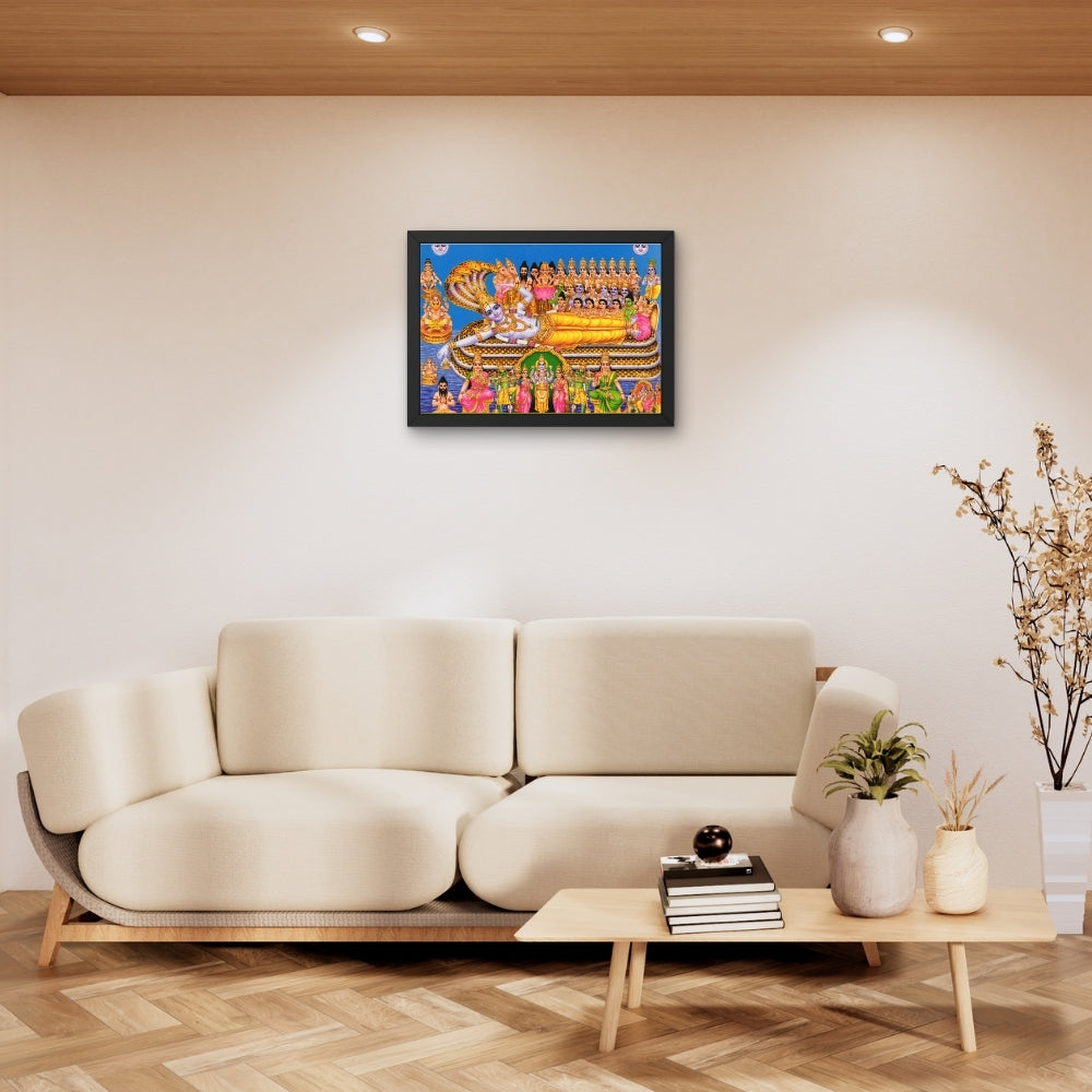 Lord Vishnu wall art- God Vishnu photo frame