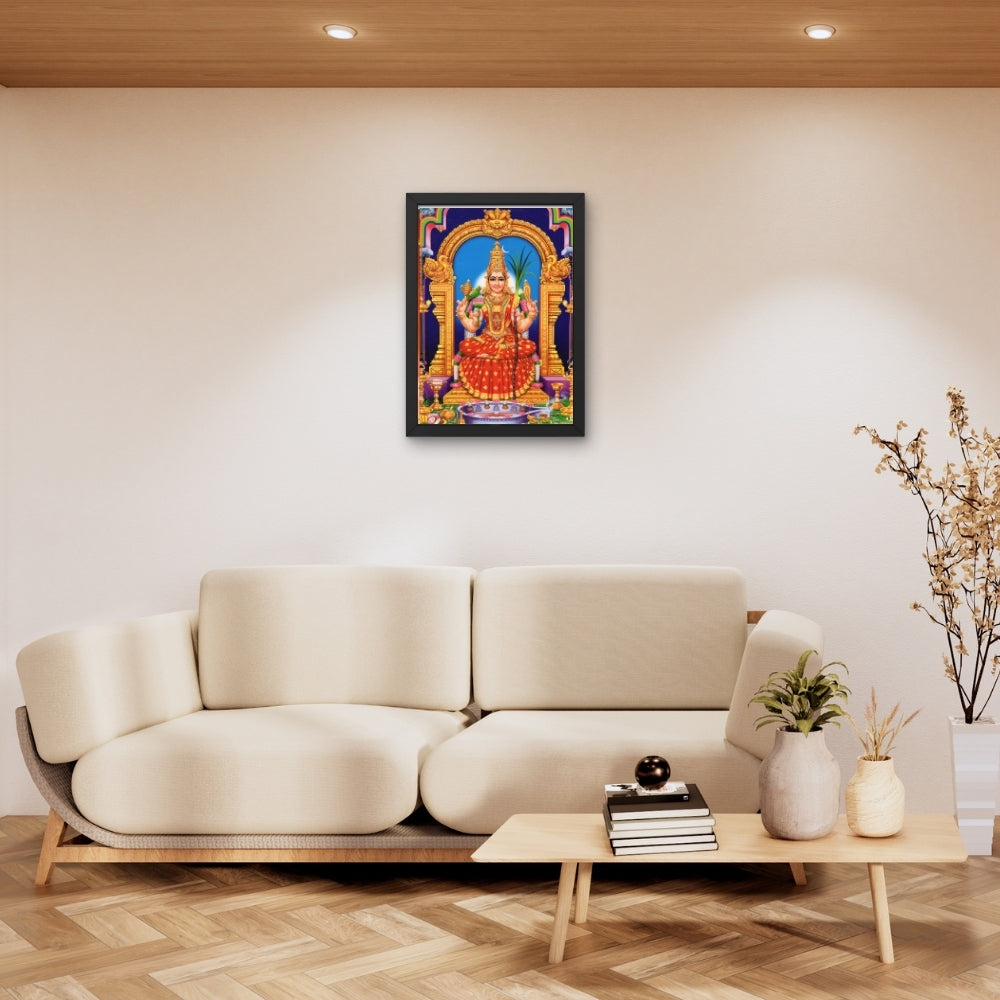 Goddess Mariamman Wall Art – Sri Mariamman Hindu Goddess Photo Frame