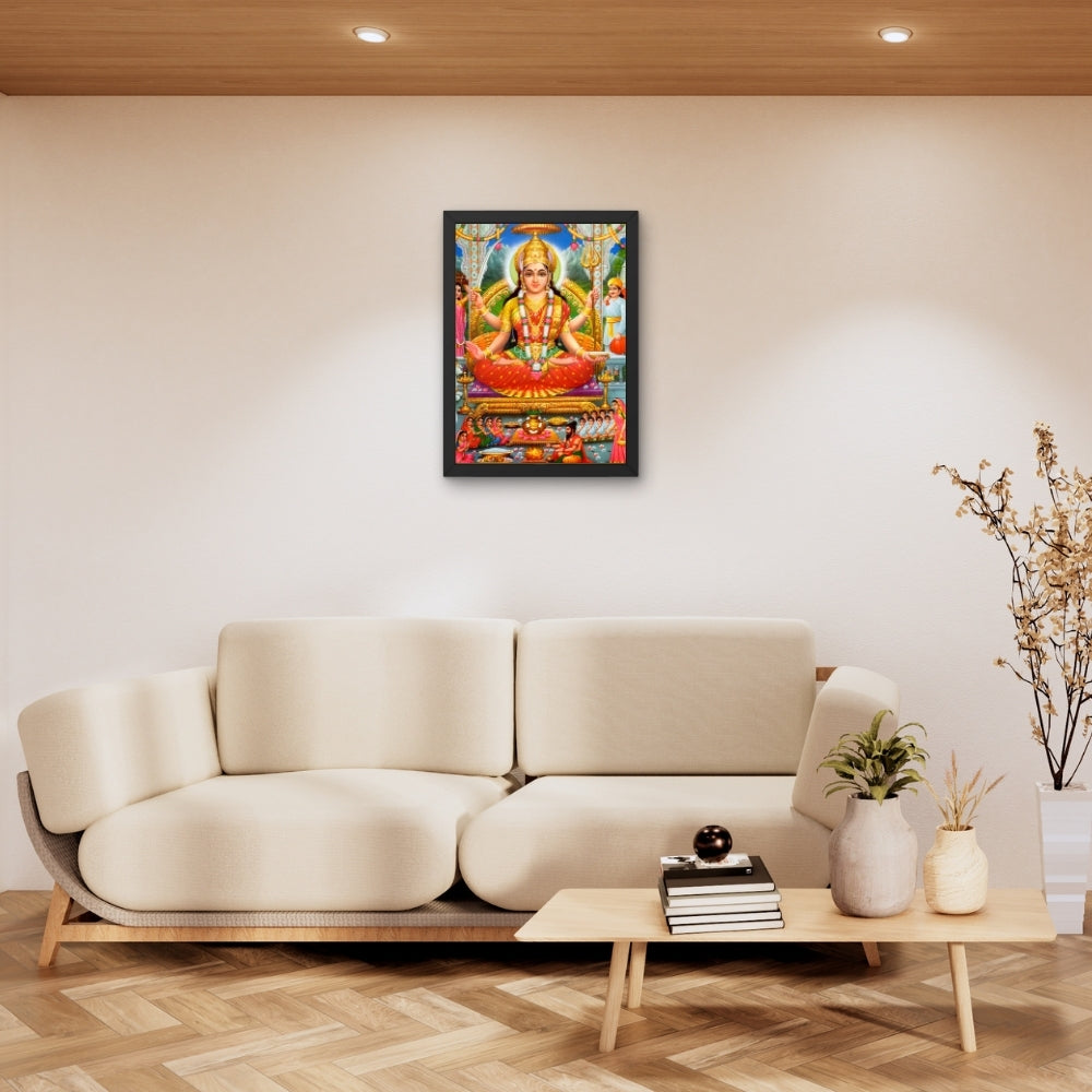 Maa Laxmi Devi Wall Art - Laxmi Devi Hindu God Photo Frame