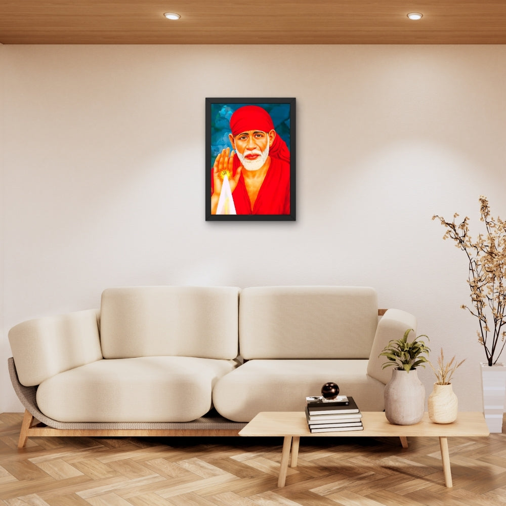 Lord saibaba wall art- Shiridi saibaba god photo frame