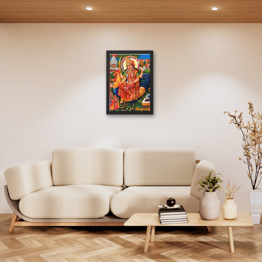 Lord Durga wall art-Maa Durga photo frame
