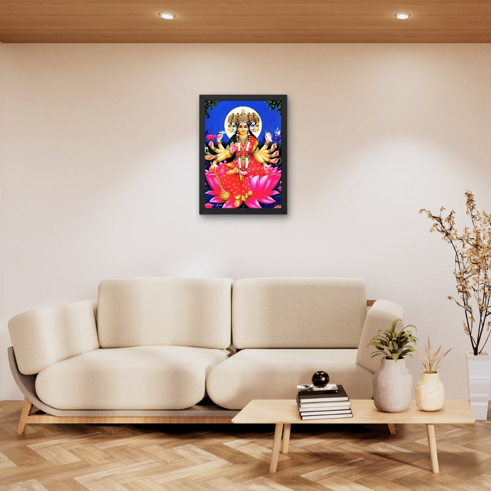 Goddess Gayatri Matha wall art- Maa Gayatri photo frame