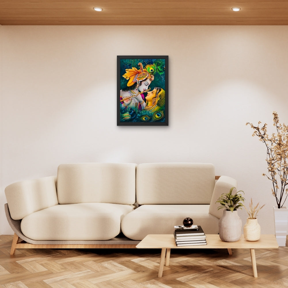 Lord Krishna wall art-Goddess Radha Krishna photo frame
