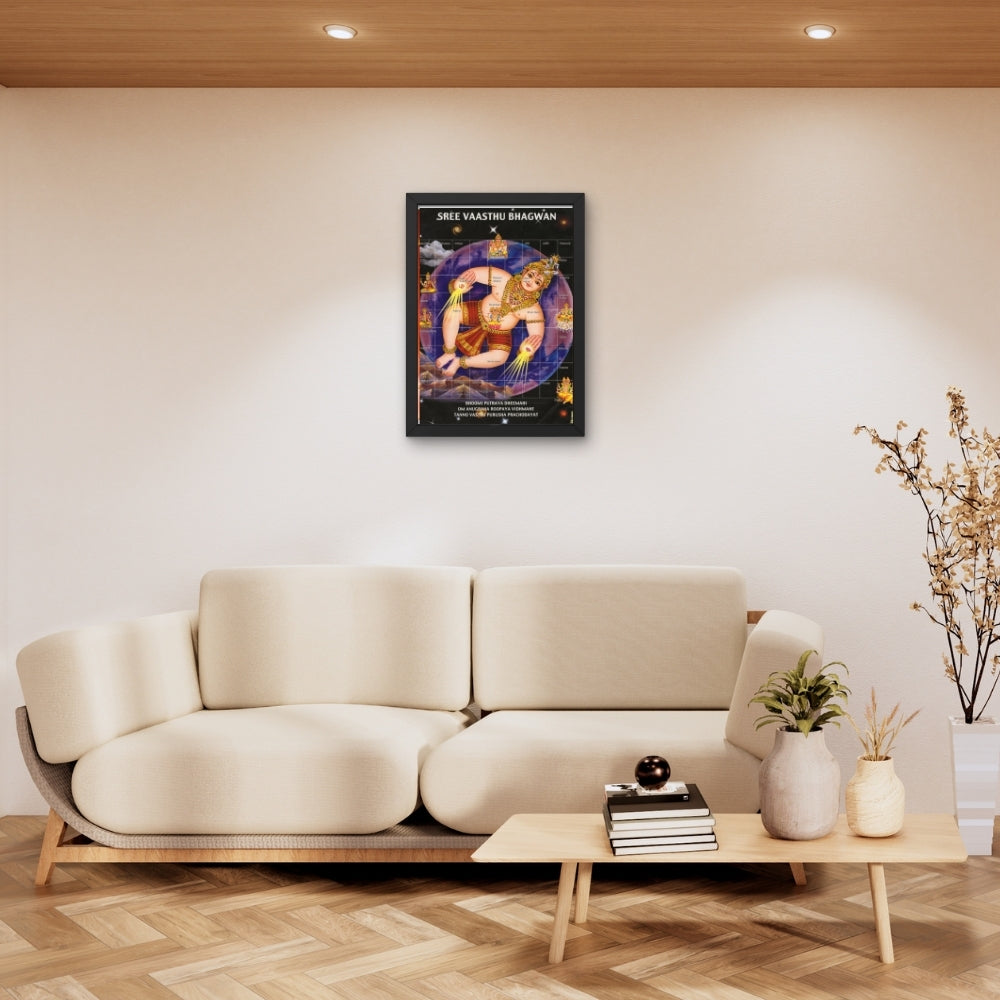 Sree Vastu Bhagwan wall art- God Vastu bagwan photo frame