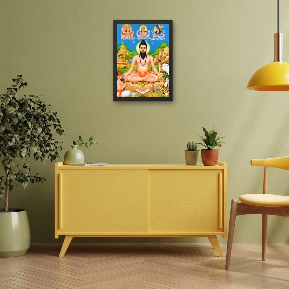 Sri potuluri veerabramendra swamy wall art- veera bramendraswamy photo frame