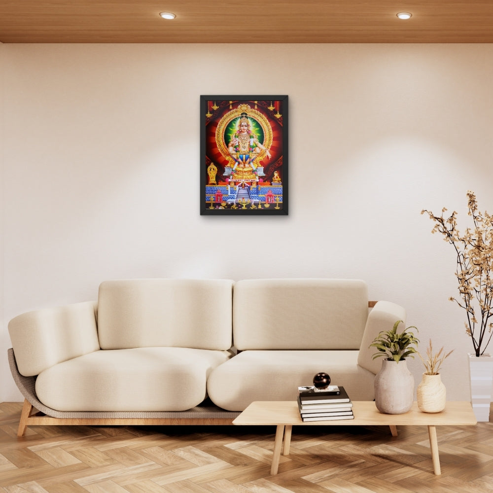 Lord Ayyappa Wall Art – Lord Ayyappa  Hindu God Photo Frame
