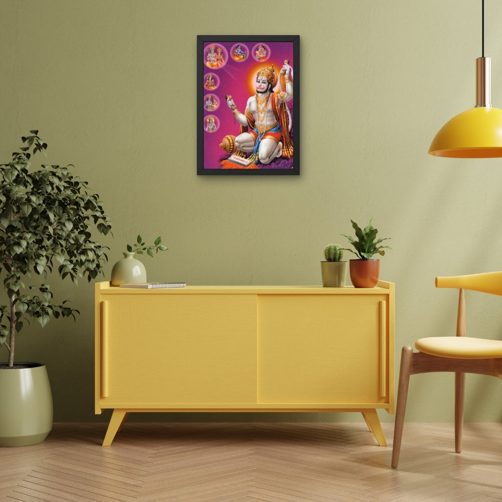 Lord Hanuman wall art- God Hanuman photo frame