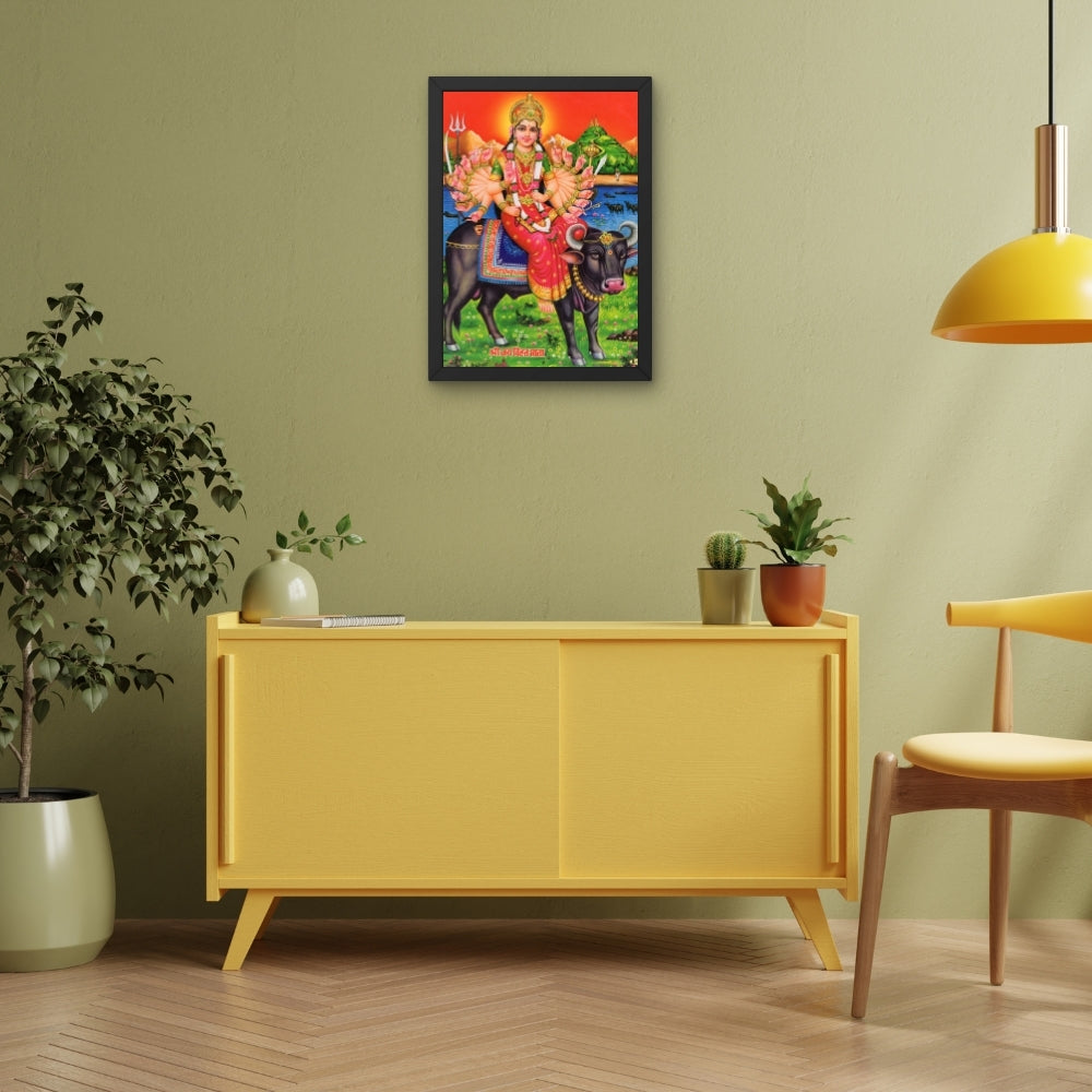 Goddess Durga wall art- Maa Durga photo frame
