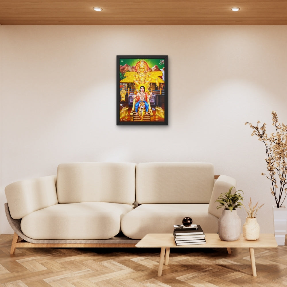 Lord Ayyappa Swamy wall arts - Ayyapaswamy hindu God Photo Frames