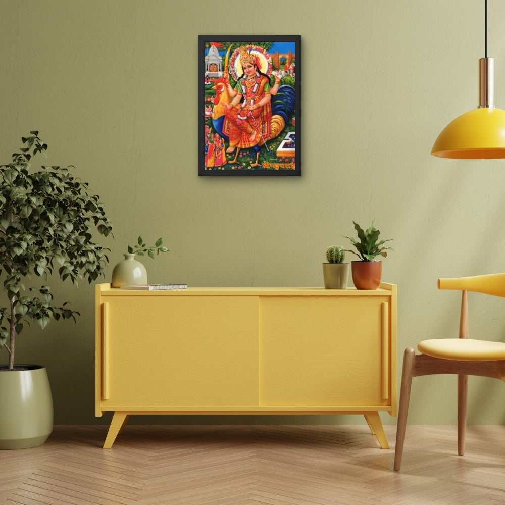 Lord Durga wall art-Maa Durga photo frame