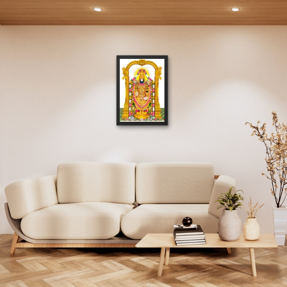 Lord Vemkateshwara Wall Art - venkateshwaraswamy Hindu God Photo Frame