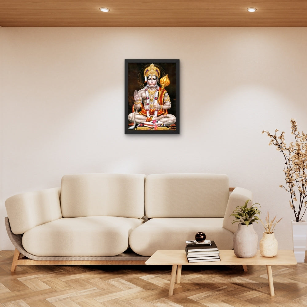 Lord Hanuman Wall Art - Hanuman hindu god Photo Frame