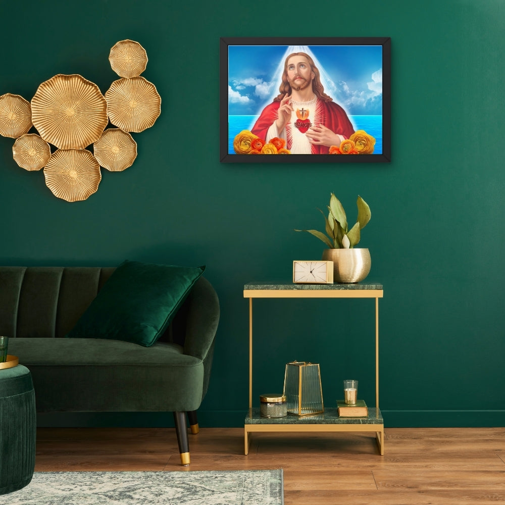 jesus christ wall art-christ photo frame