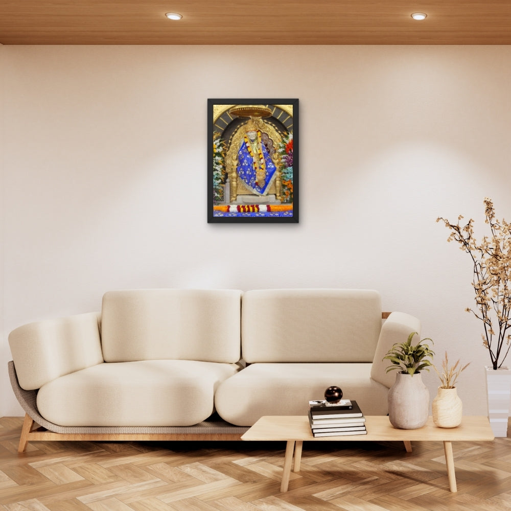 Lord Saibaba Wall Art - Saibaba hindu God Photo Frame