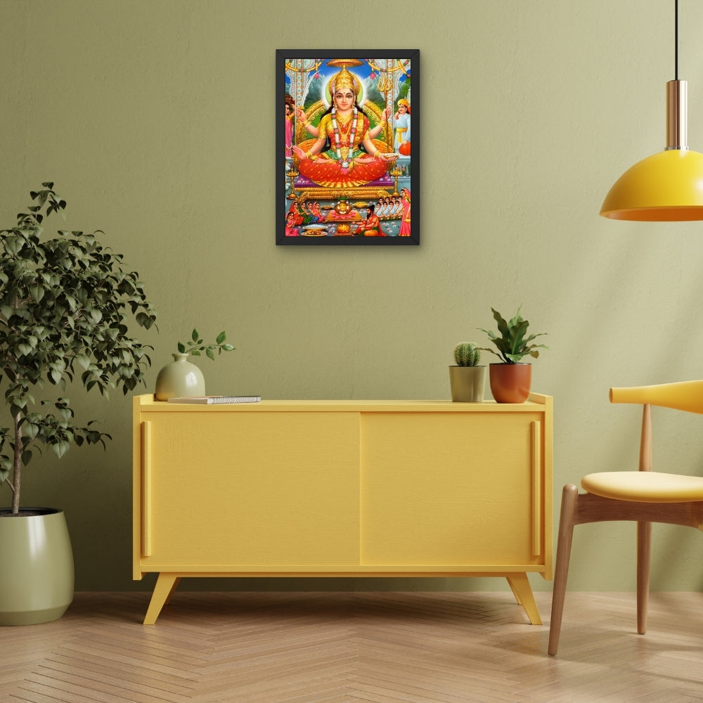 Maa Laxmi Devi Wall Art - Laxmi Devi Hindu God Photo Frame