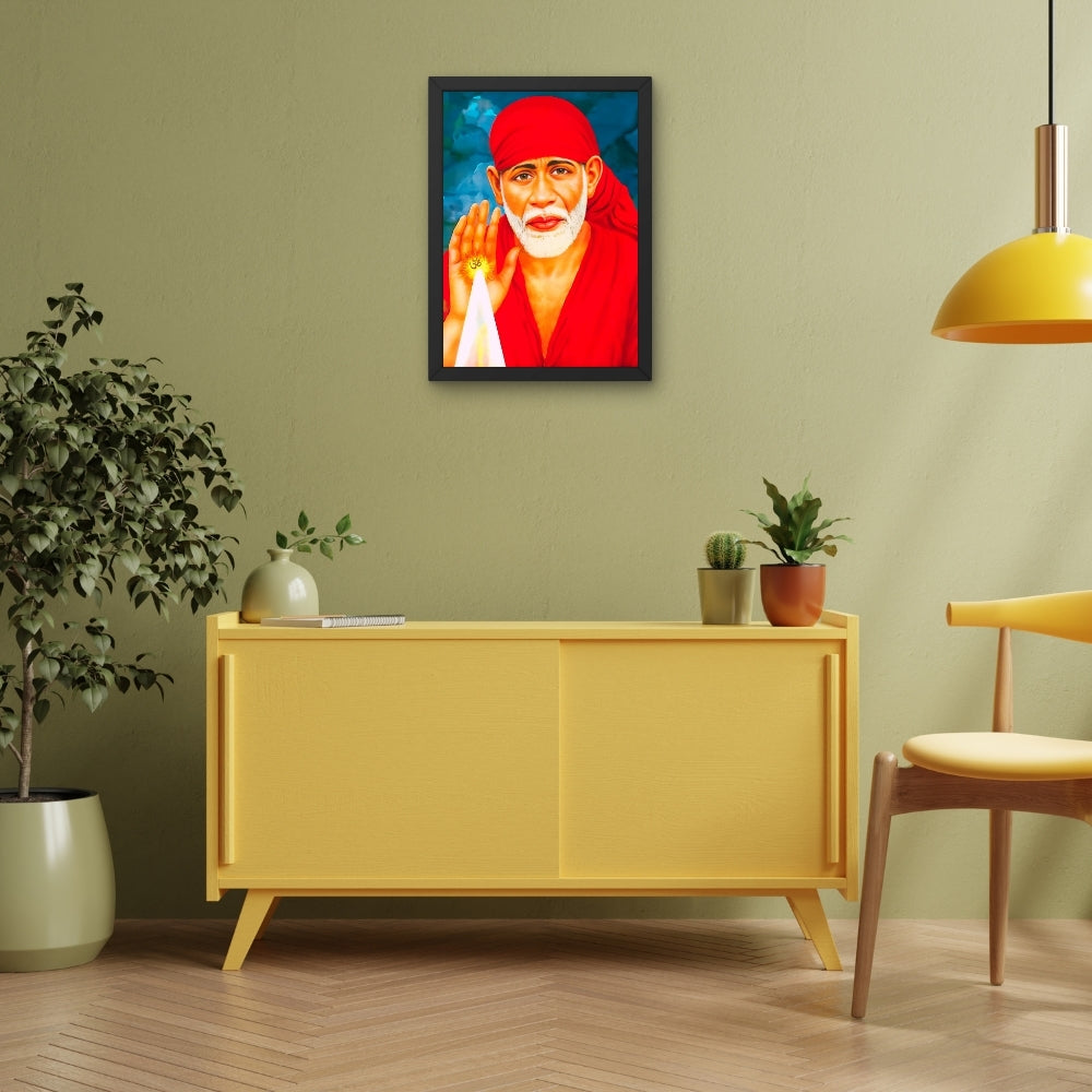 Lord saibaba wall art- Shiridi saibaba god photo frame