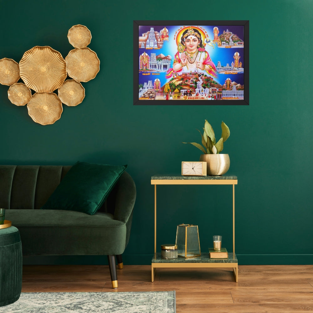 Lord murugan wall art- Murugan god photo frame