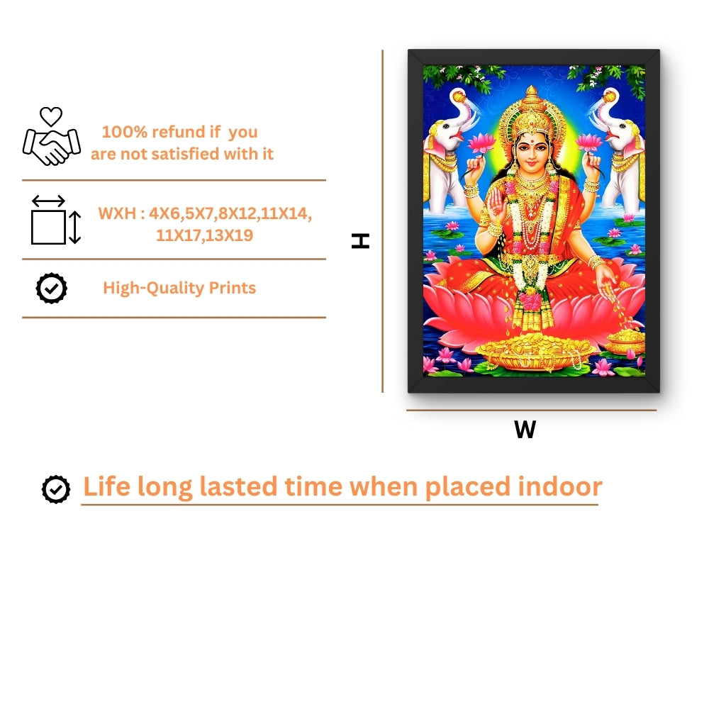 Goddess laxmi wall art-Maa Laxmi god frame