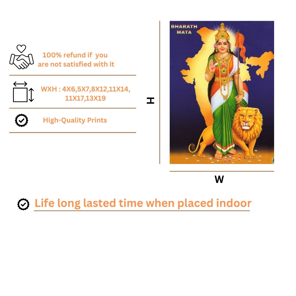 Telangana Talli Wall Art – Telangana Mother Goddess Traditional Photo Frame