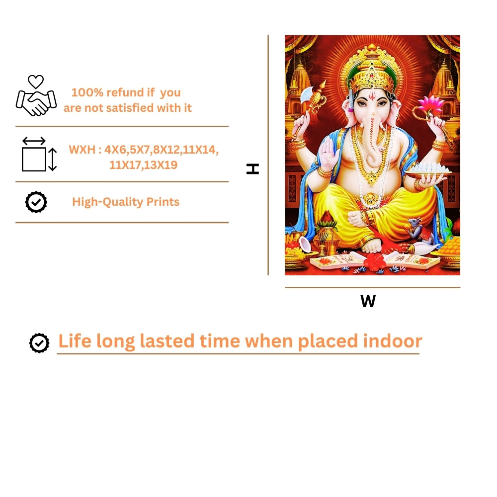 Lord Ganapathi wall art-God vinayaka God frame