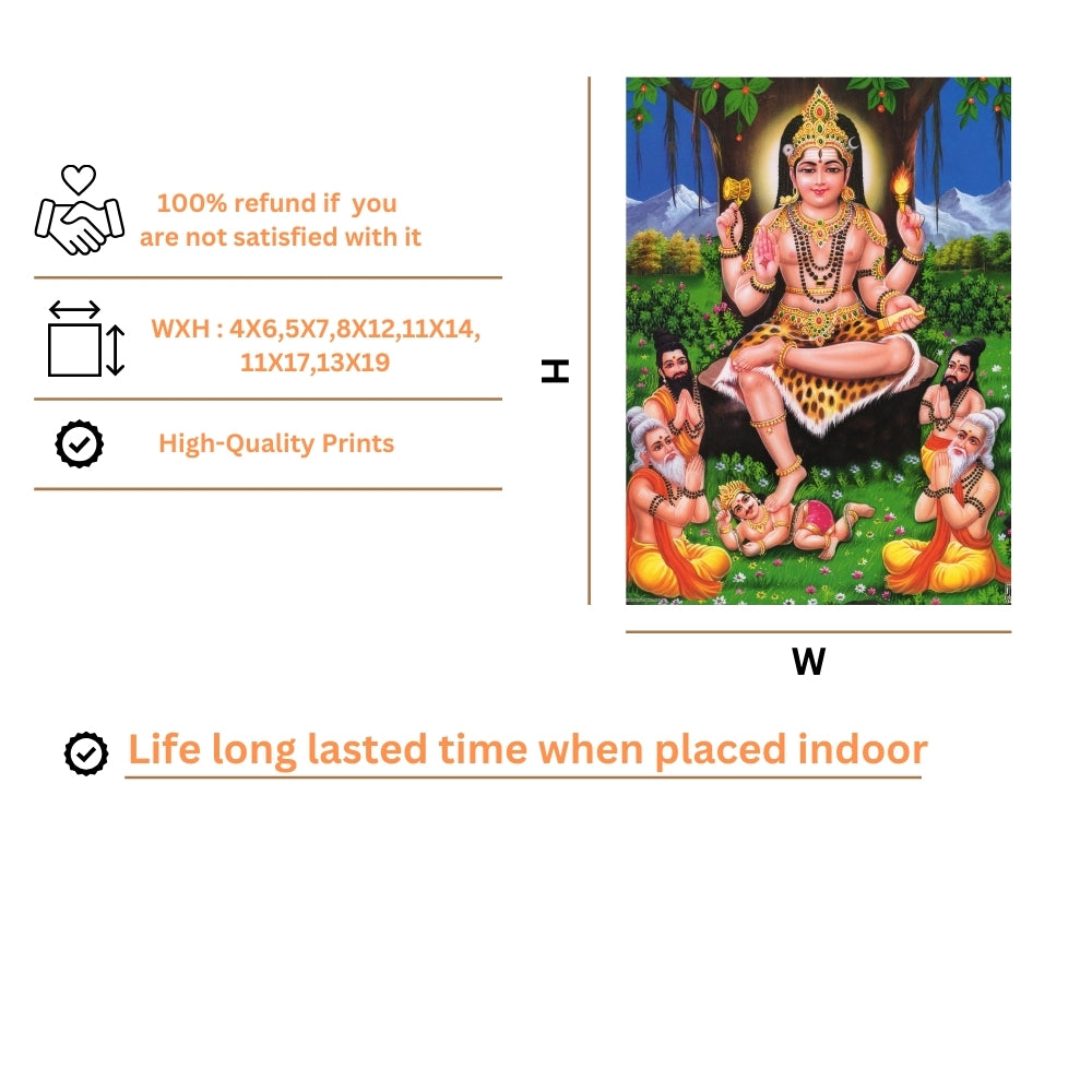 Lord manikanta wall art- Lord ayyappa photo frame
