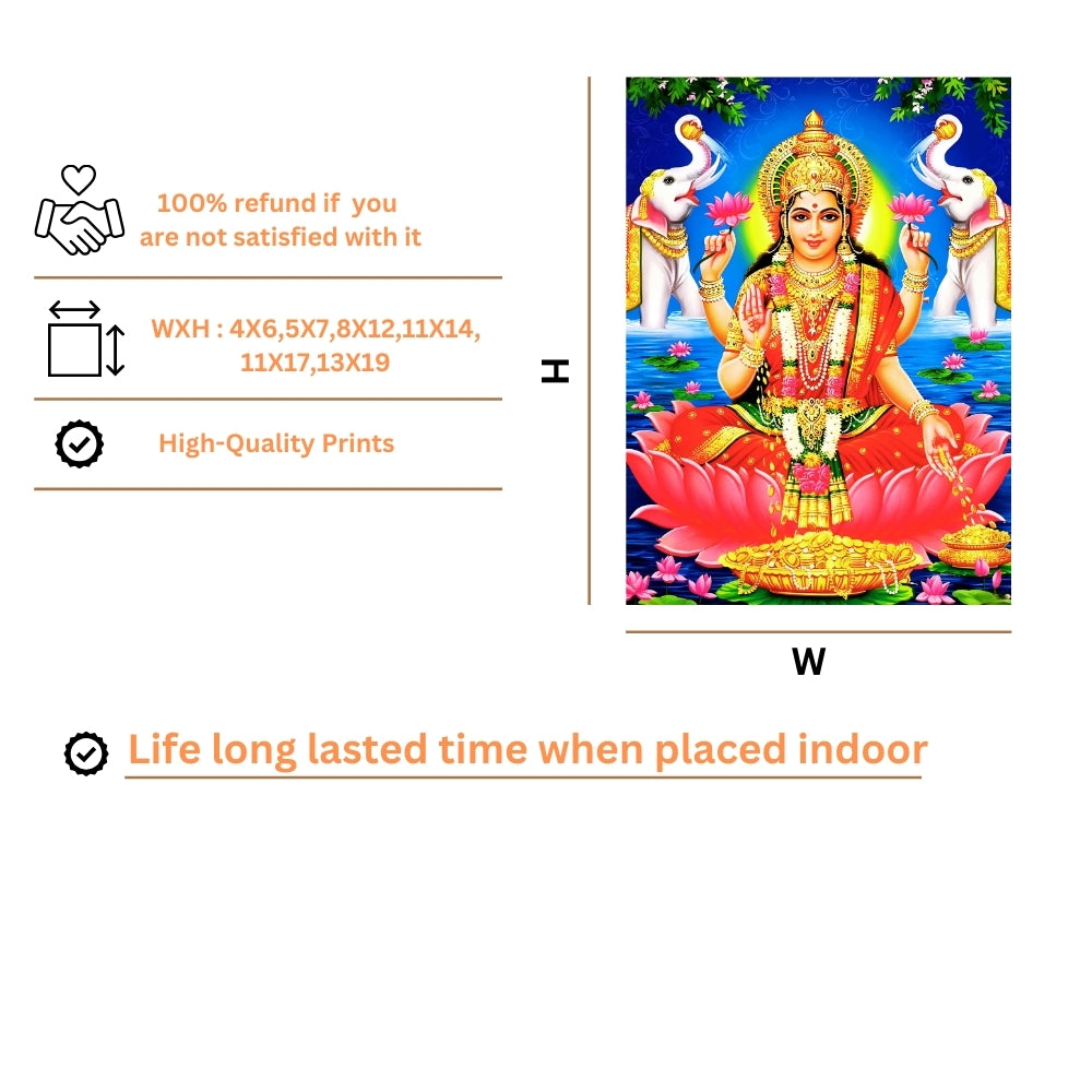 Goddess laxmi wall art-Maa Laxmi god frame