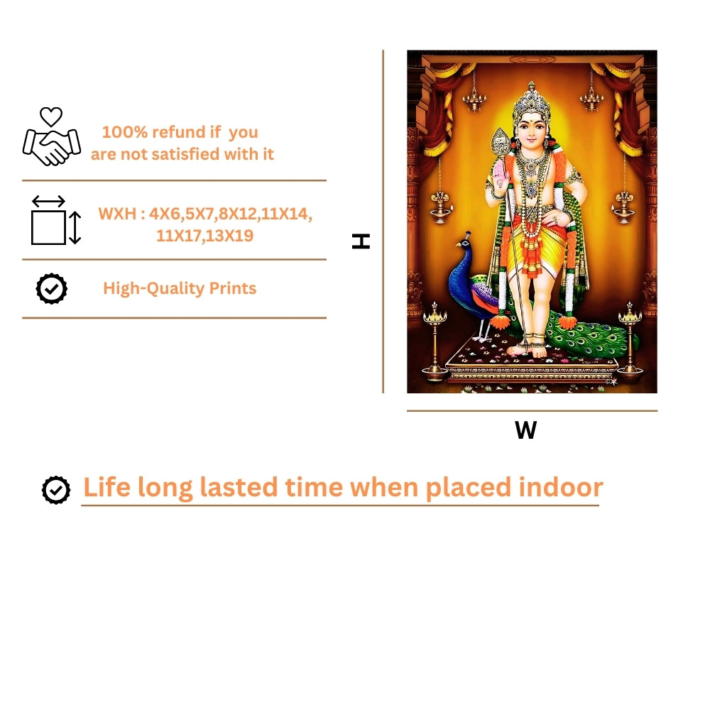 Kaarthikeya wall art-Lord kaarthikeya god frame