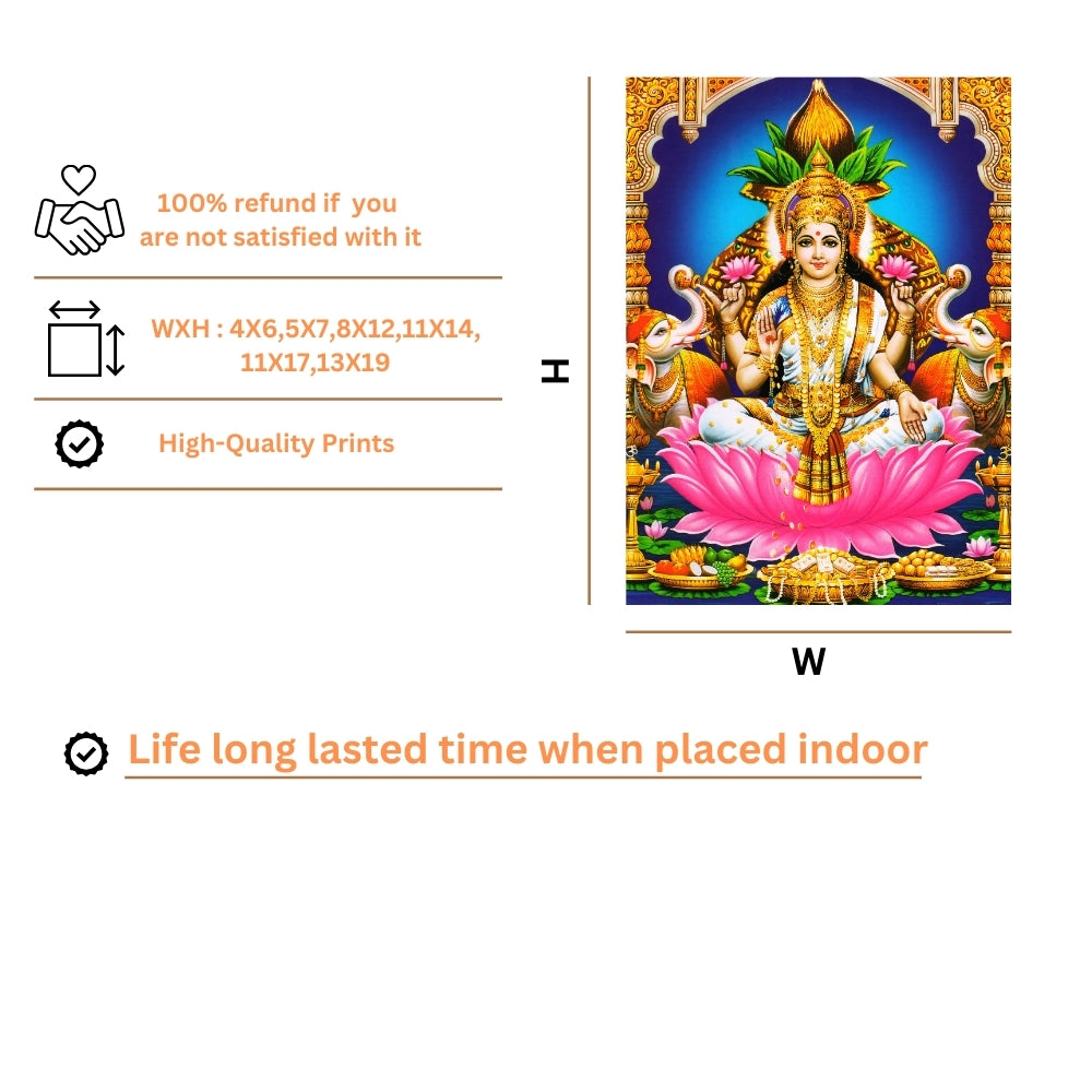Goddess Laxmi wall art-Maa Laxmi god frame