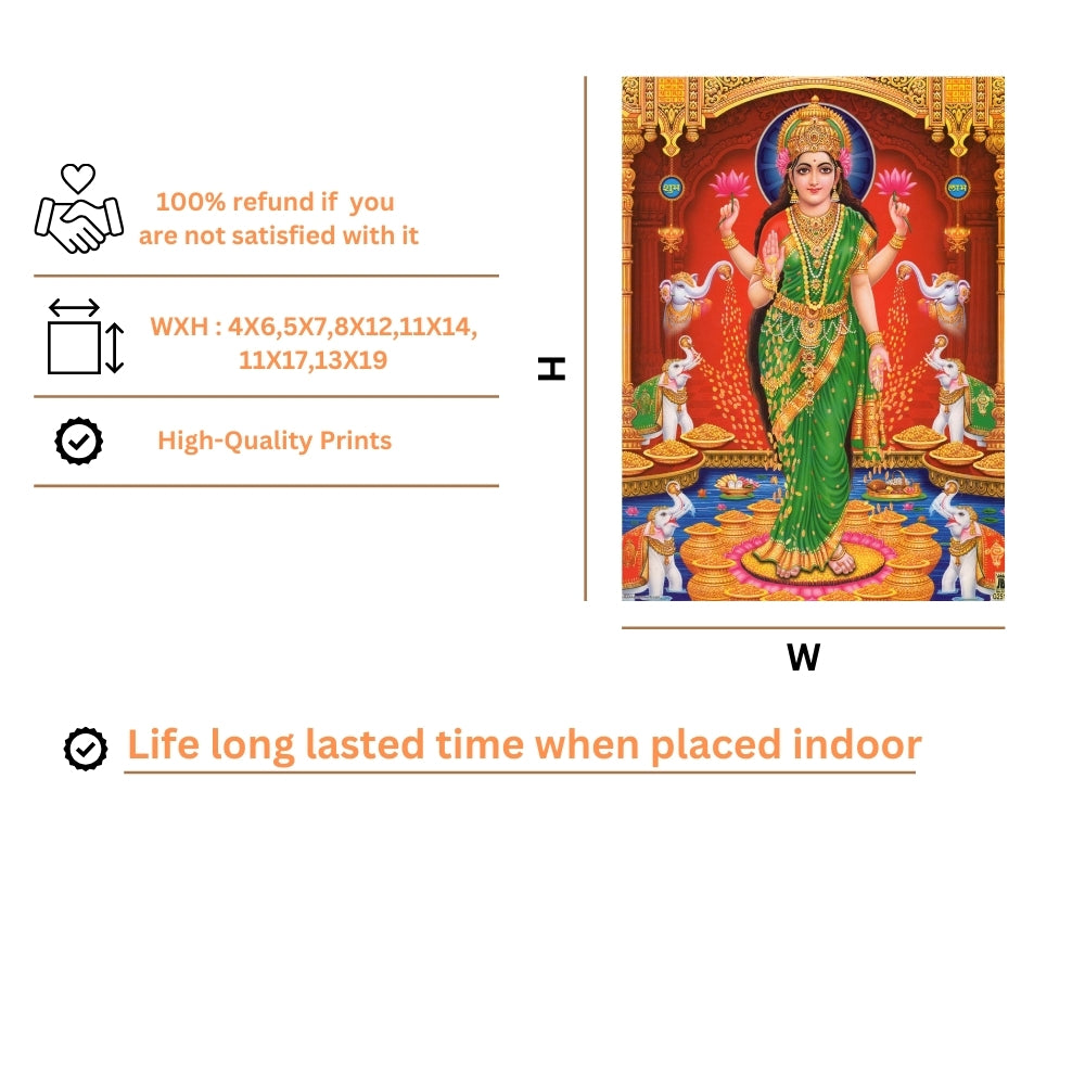 Goddess Laxmi wall art- Maa laxmi photo frame