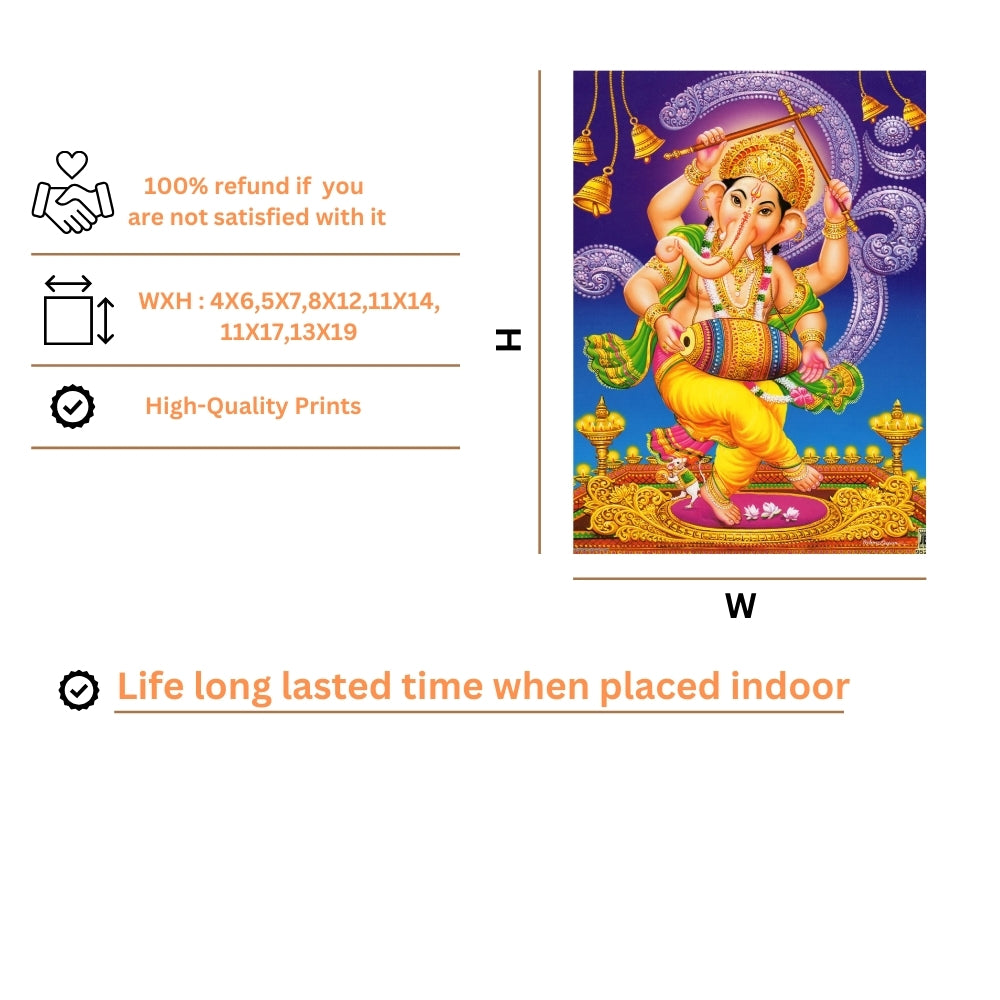 Lord Ganapthi wall art-God Vinayaka photo frame
