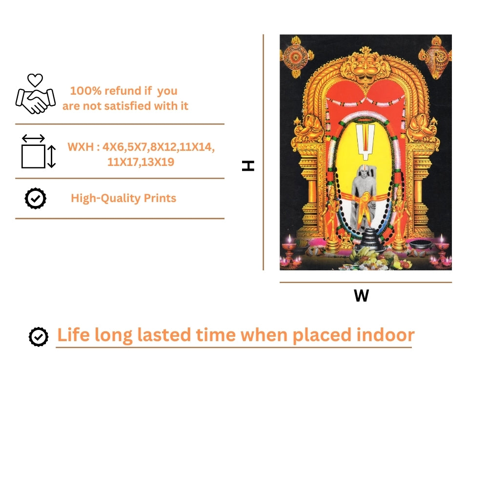 God Laxmi narasimha wall art- Narasimha swamy photo frame