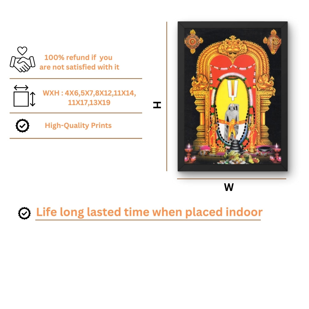 God Laxmi narasimha wall art- Narasimha swamy photo frame