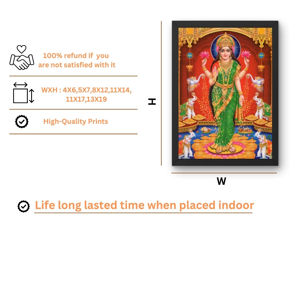 Goddess Laxmi wall art- Maa laxmi photo frame