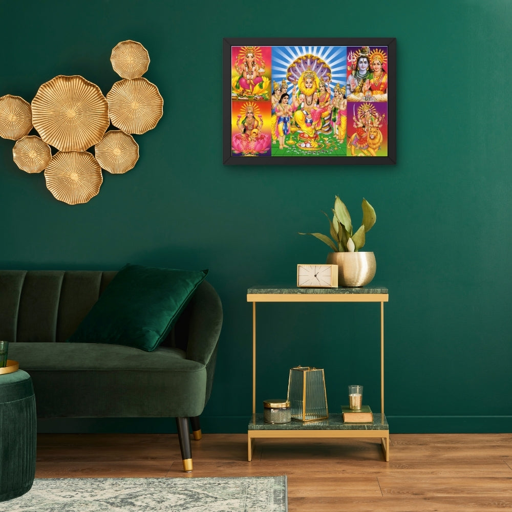 Lord Laxminarsimha swamy wall art- God NARASIMHA SWAMY PHOTO FRAME