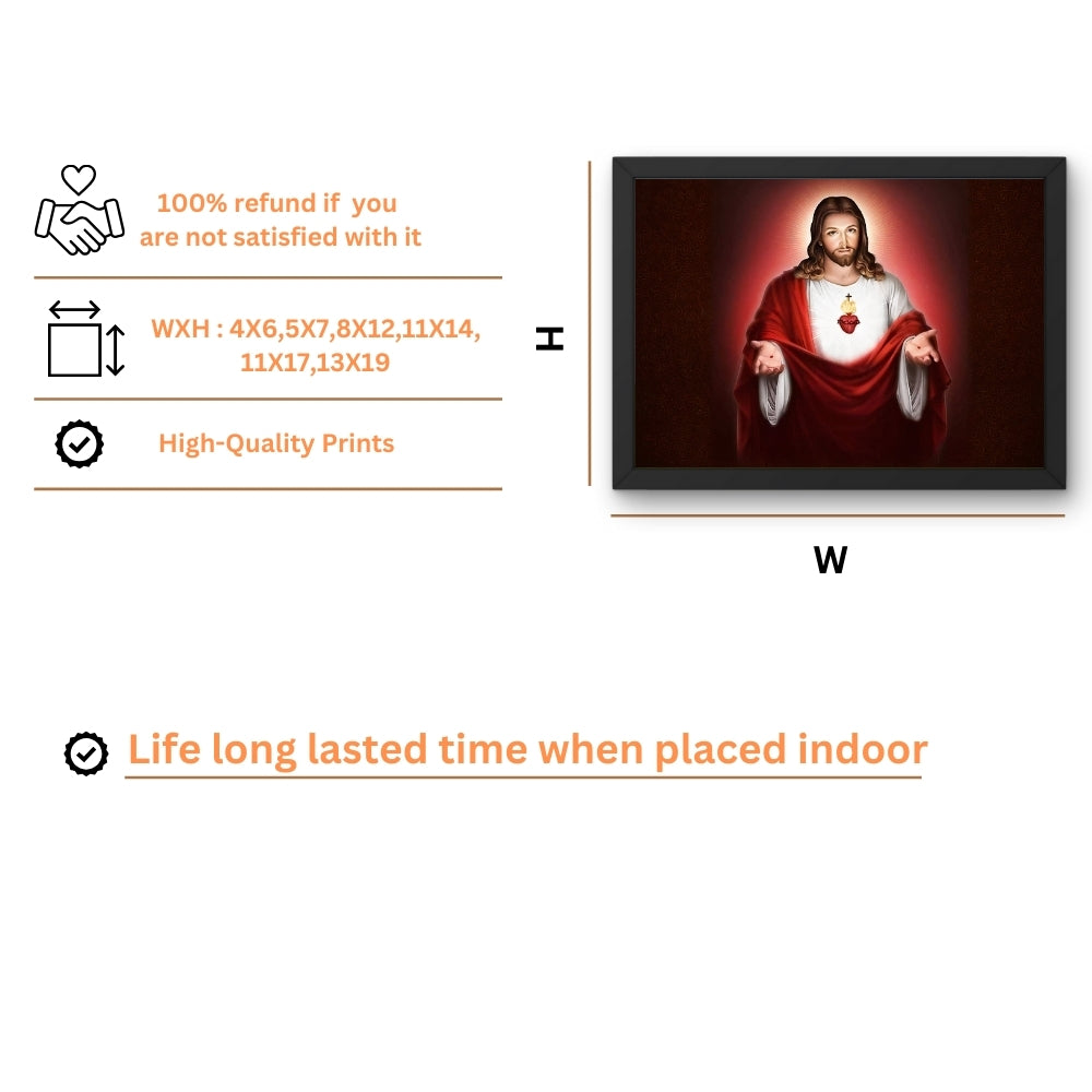 Jesus Christ Wall Art - Jesus Christ Photo Frame