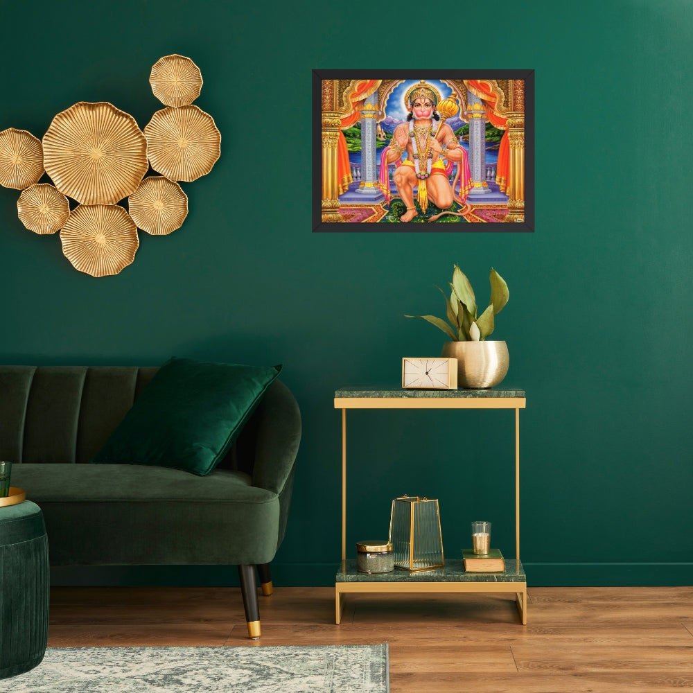 Lord Hanuman wall art - God Hanuman photo frame