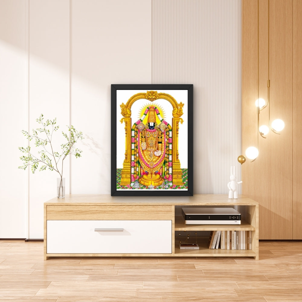 Lord Vemkateshwara Wall Art - venkateshwaraswamy Hindu God Photo Frame