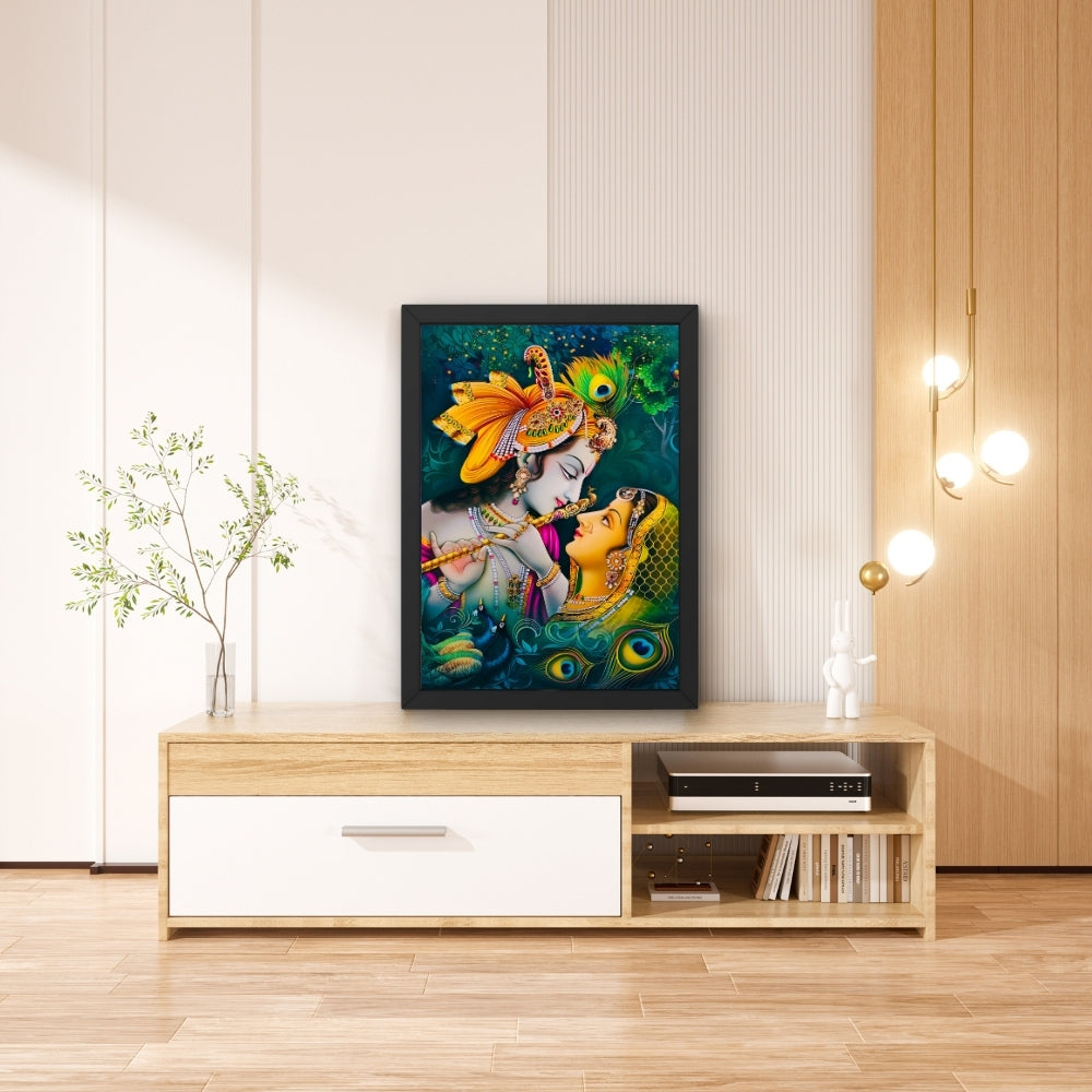 Lord Krishna wall art-Goddess Radha Krishna photo frame
