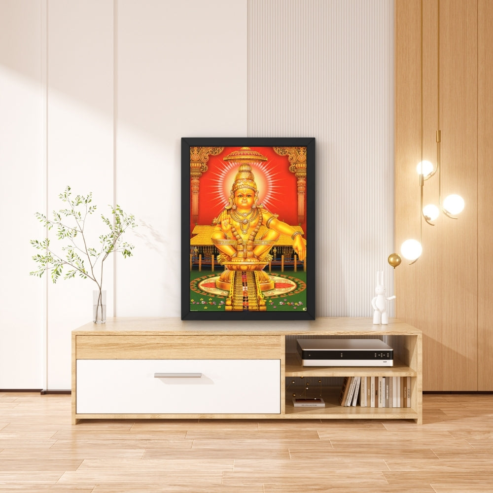 Lord Ayyappa wall art-God Manikanta photo frame