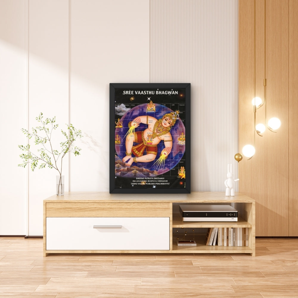 Sree Vastu Bhagwan wall art- God Vastu bagwan photo frame