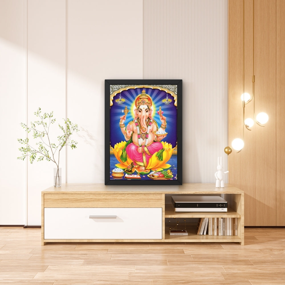 Lord Ganpathi wall art- Vinayaka hindu god photo frame
