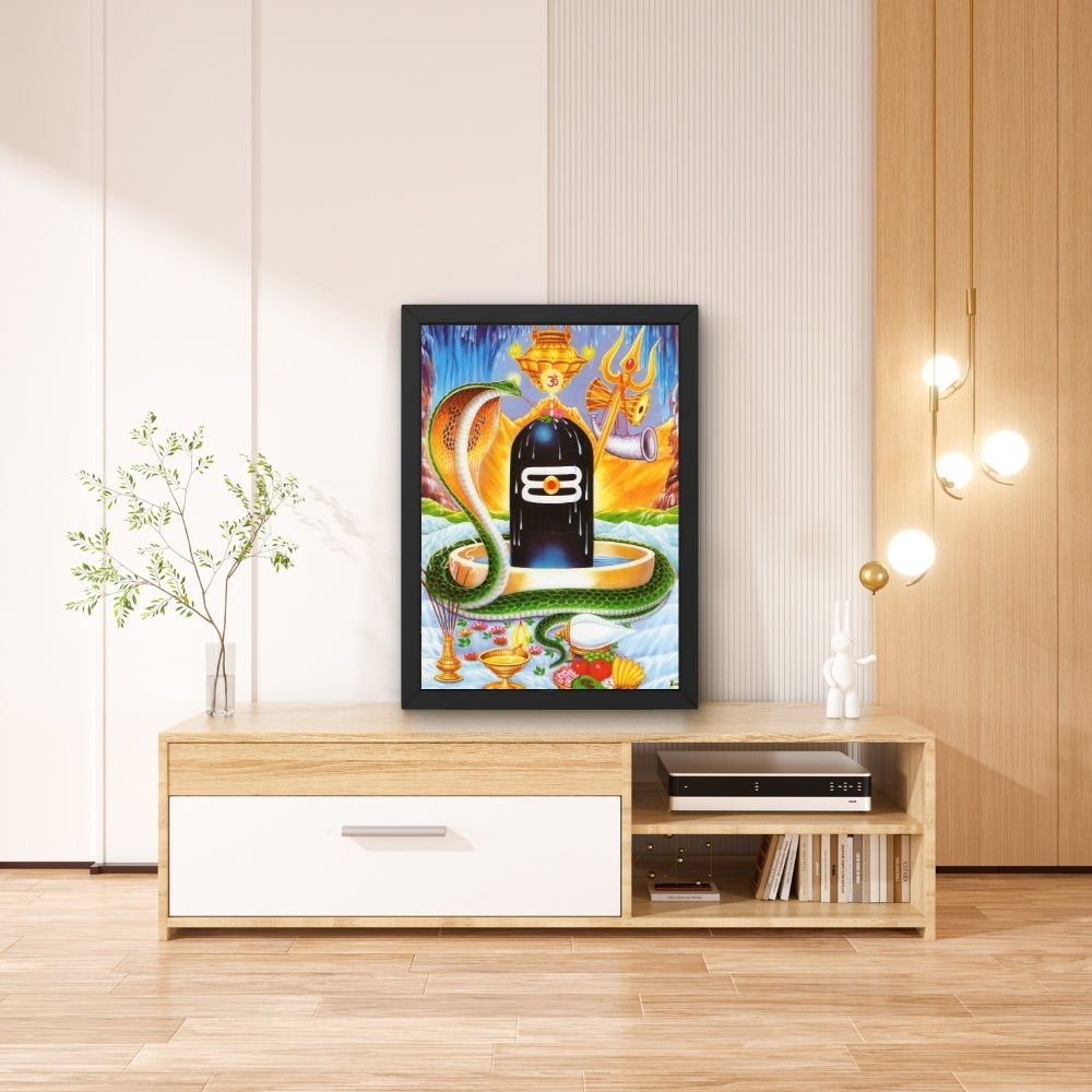 Shiva Lingam wall art- God shiva lingam photo frame