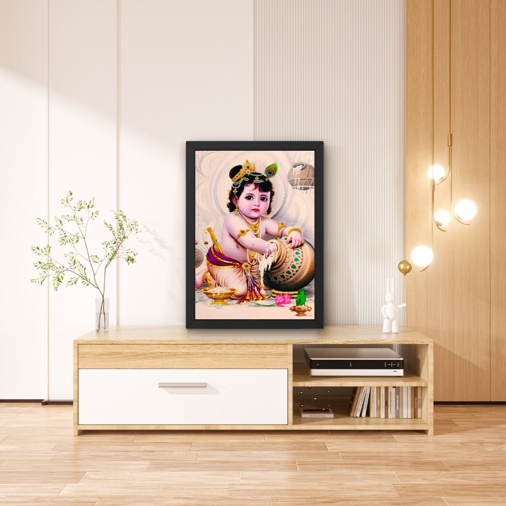 Lord Little krishna wall art- Sri krishna god photo frame