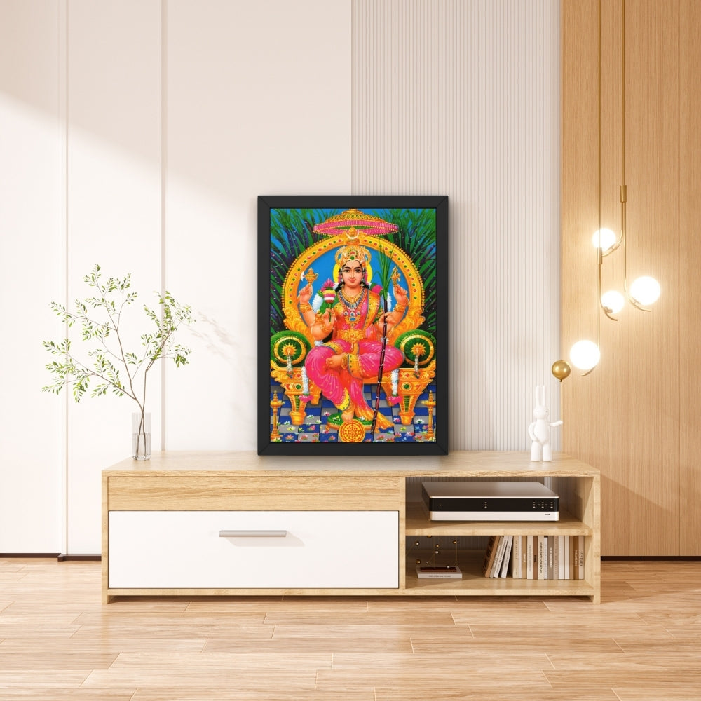 Goddess Mariamman Wall Art – Sri Mariamman Hindu Goddess Photo Frame
