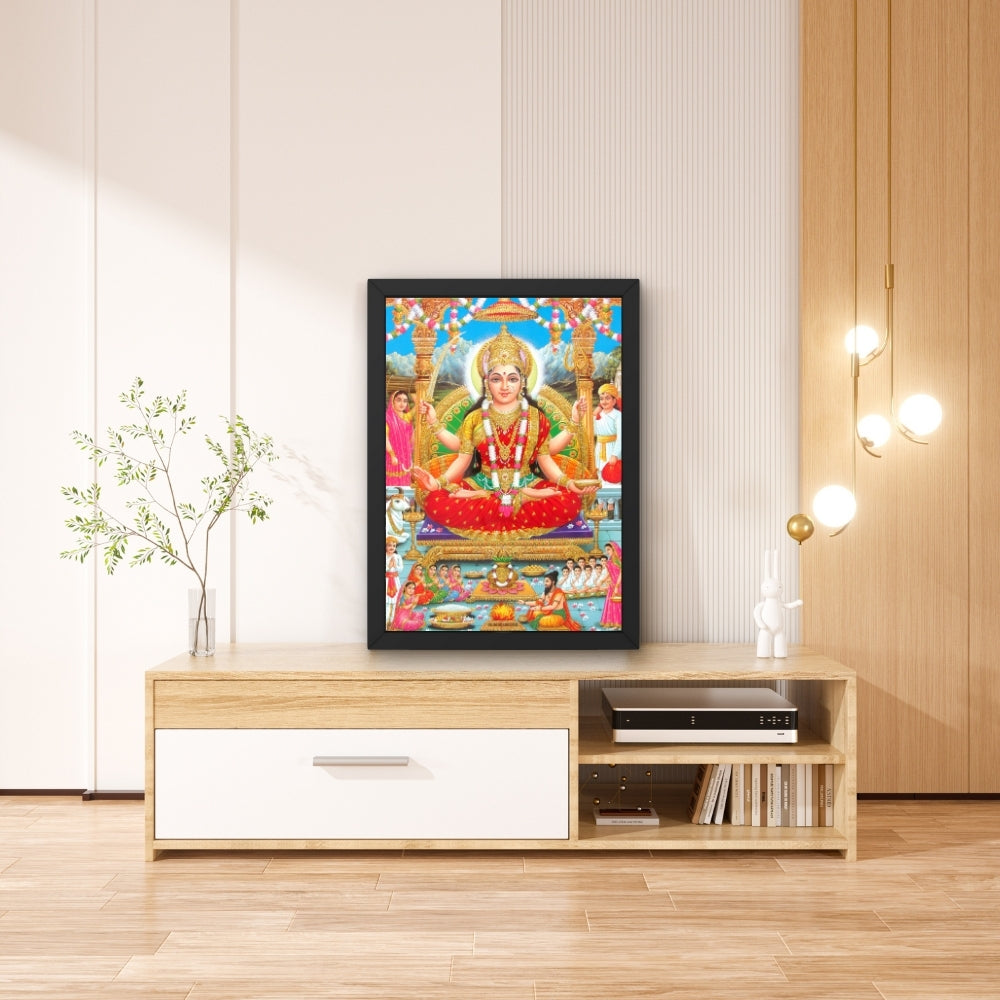 Maa Laxmi Devi Wall Art - Laxmi Devi HIndu God Photo Frame