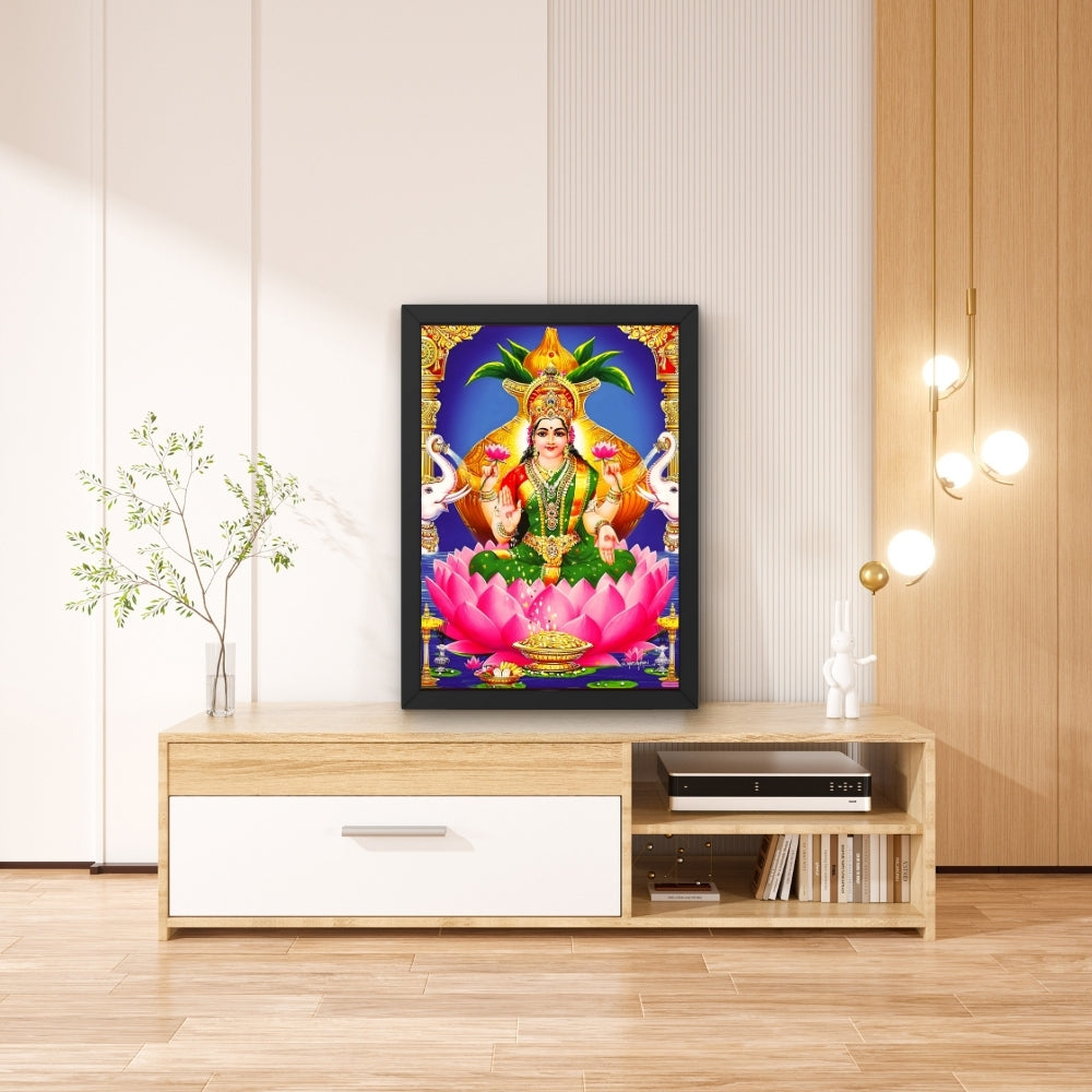 Maa Laxmi wall art-Goddess laxmi God Frame