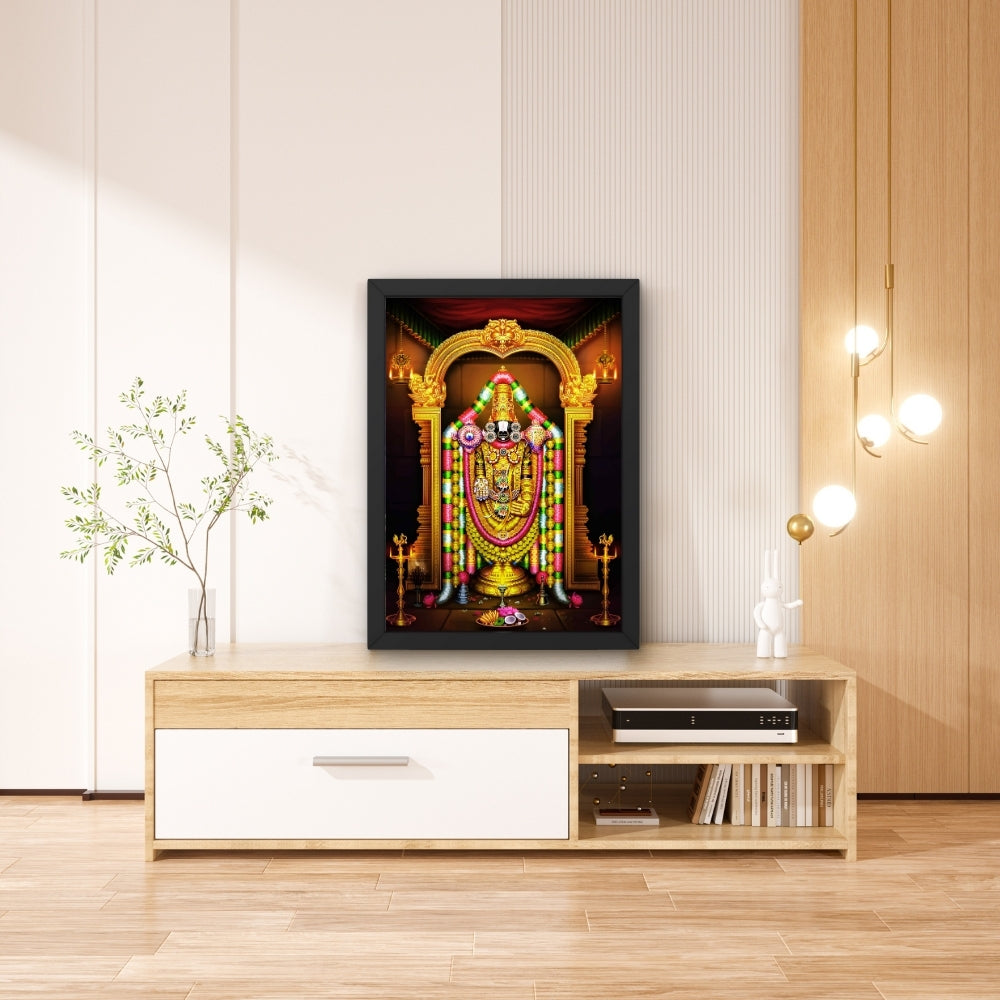 Lord Venkateshwara wall art- Thirupathi Balaji god frame