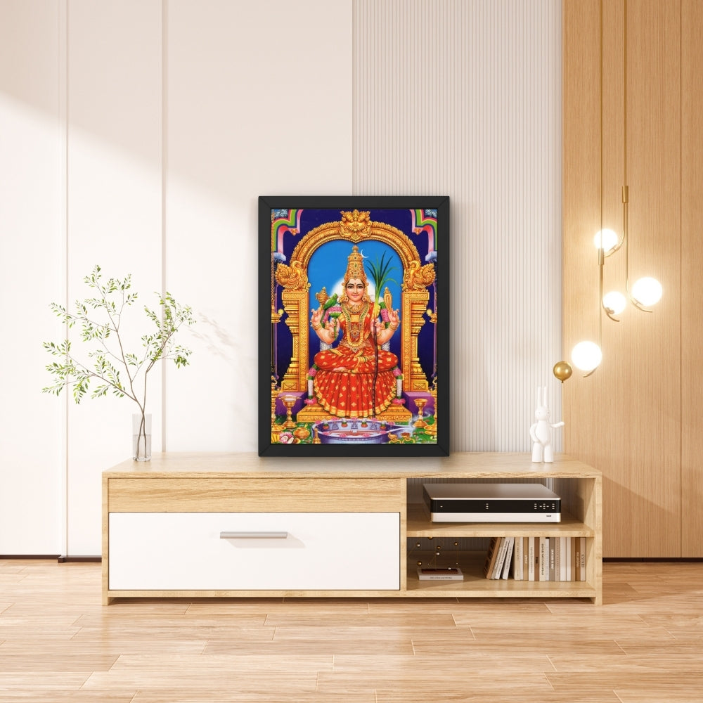 Goddess Mariamman Wall Art – Sri Mariamman Hindu Goddess Photo Frame